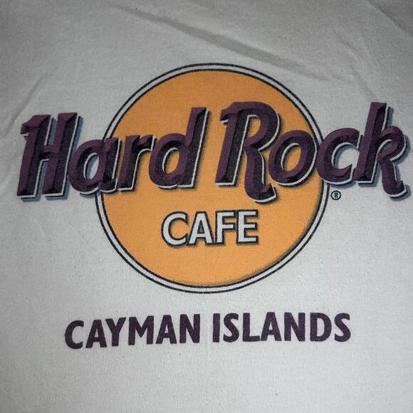 Hard Rock Café ☀️ “Cayman Islands” Classic Logo Tee – Size L - Picture 4 of 4